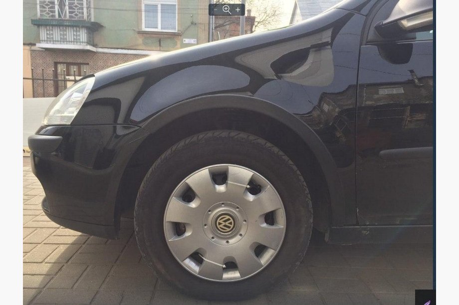 Volkswagen Golf 5 2003–2009 Nástavce na lemy blatníků (4 ks, černý mat) Image