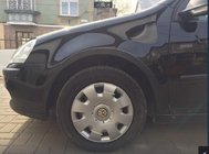 Volkswagen Golf 5 2003–2009 Nástavce na lemy blatníků (4 ks, černý mat) fotografie 1