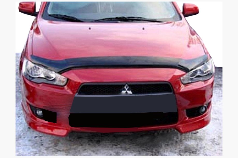 Mitsubishi Lancer X 2008– Dlouhý deflektor kapoty 2007-2011 (SIM) Image