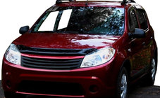 Renault Sandero 2007–2013 Deflektor kapoty (SIM) fotografie 1