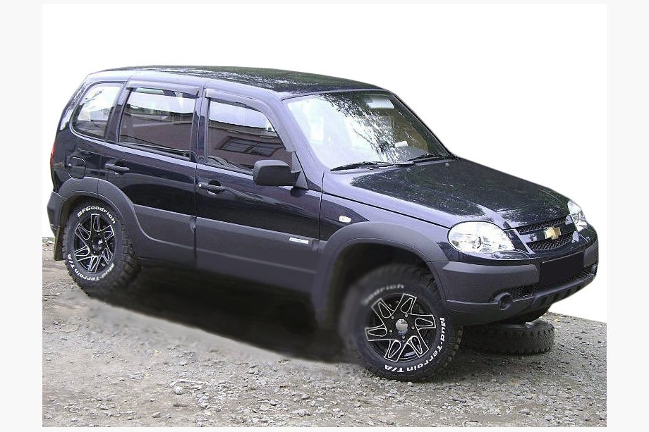 Chevrolet Niva 1998–2020 Ofuky oken (4 ks, SIM) Image