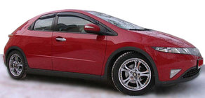 Honda Civic Sedan VIII 2006–2011 Ofuky oken (4 ks, SIM) fotografie 1