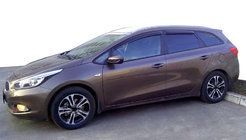 Kia Ceed 2012–2018 Okenní deflektory WG (4 ks, SIM) fotografie 1