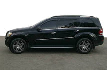 Mercedes GL třída X164 2006–2012 Deflektory oken (4 ks, SIM) fotografie 1