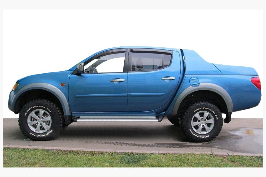 Mitsubishi L200 2006–2015 Deflektory oken (4 ks, SIM) Image