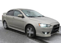 Mitsubishi Lancer X 2008– Deflektory oken (4 ks, SIM) fotografie 1