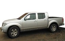 Nissan Navara 2006–2015 Deflektory oken (4 ks, SIM) fotografie 1