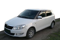 Skoda Fabia 2007–2014 Deflektory oken HB (4 ks, SIM) fotografie 1