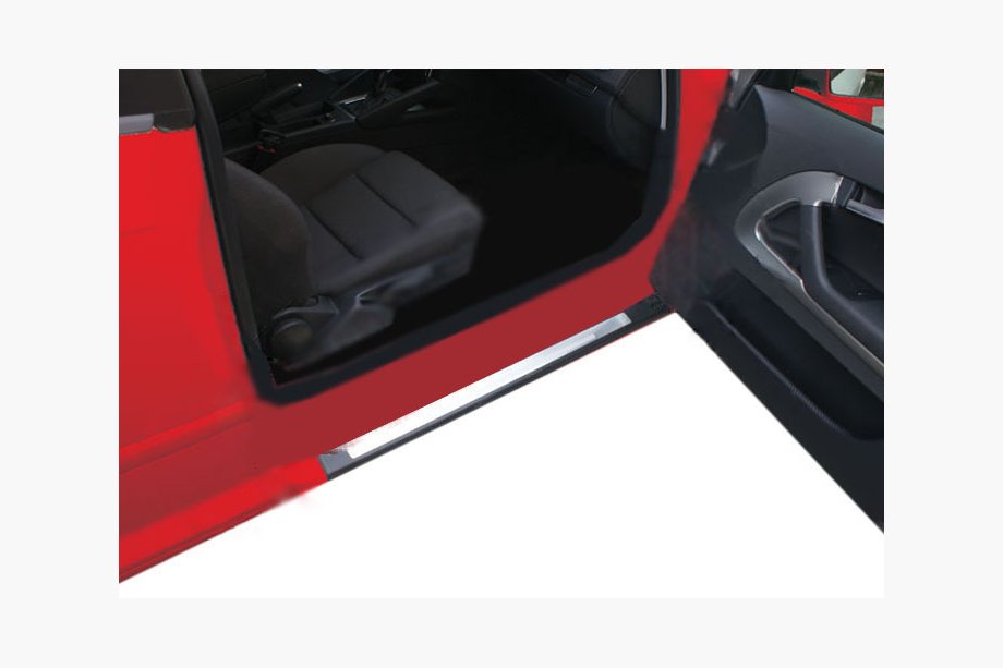 Audi A3 2003–2012 Vnitřní kryty prahů (2 ks, ocel), kupé 2 ks (kupé) Image