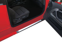 Audi A3 2003–2012 Vnitřní kryty prahů (2 ks, ocel), kupé 2 ks (kupé) fotografie 1