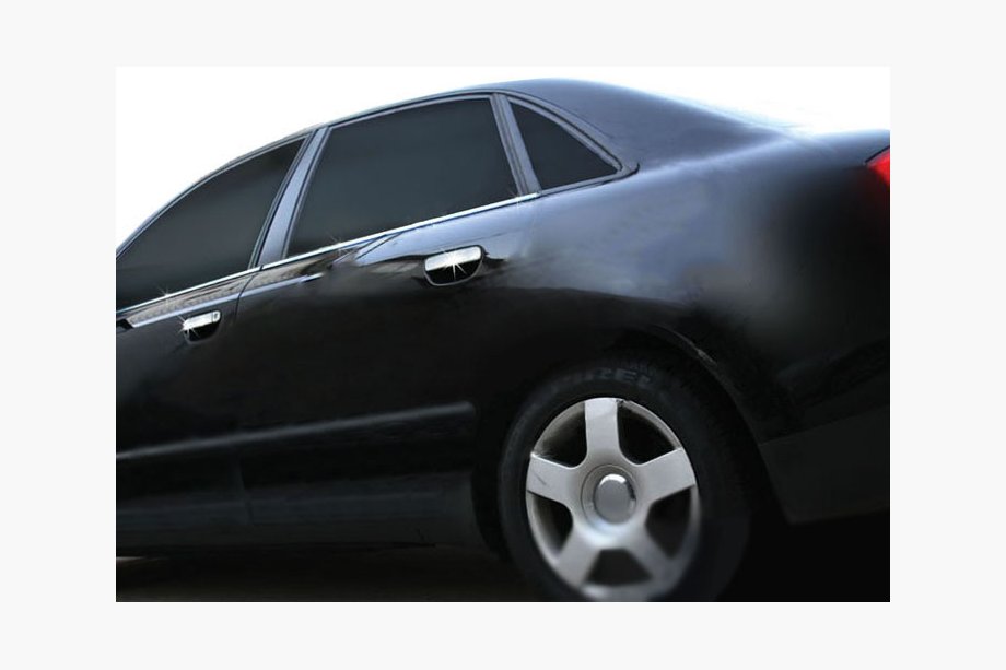 Audi A4 B6 2000–2004 Chromové kryty klik dveří (4 ks, nerez) Fotografie 5