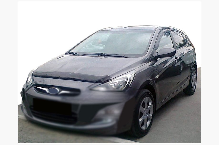 Hyundai Accent 2011–2017 Deflektor kapoty 2010-2014 (SIM) Image