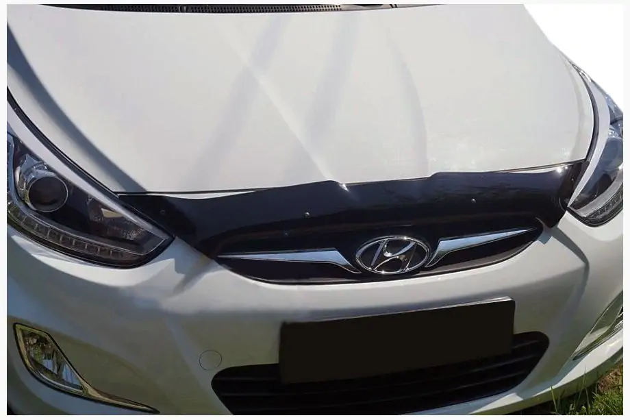 Hyundai Accent 2011–2017 Krátký deflektor kapoty 2010-2014 (SIM) Image