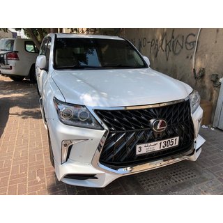 Přední nárazník pro 2008-2015 ve stylu faceliftu (k lakování) Lexus LX570/450d 2008–2022 fotografie 2
