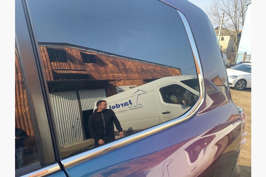 Lexus LX570/450d 2008–2022 Lišty rohů zadního okna (2 ks, nerez) Image