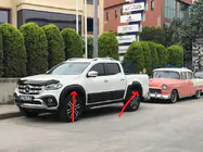 Mercedes X-Class 2017–2020 Rozšiřující lemy blatníků (k lakování) fotografie 1
