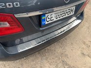 Mercedes E-Class W212 2009–2016 Nerezová lišta na zadní nárazník Carmos (SW) fotografie 1