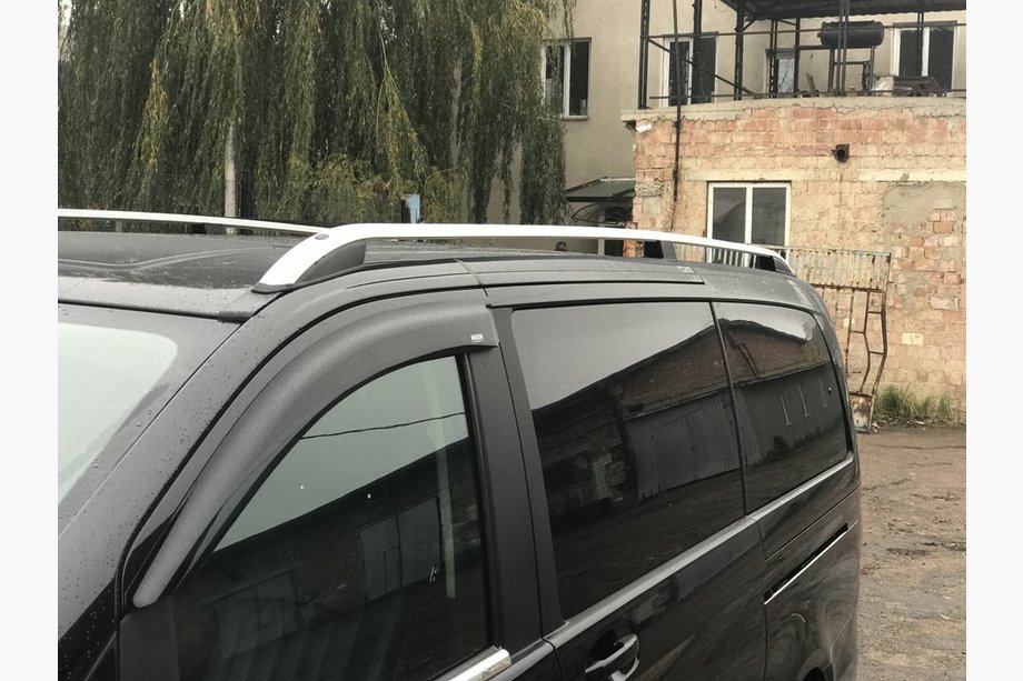 Mercedes Vito/V-class W447 2014– Střešní ližiny Skyport (šedé) Střední rozvor (Long) Image