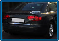 Audi A4 B8 2007–2015 Nerezová lišta hrany víka kufru (sedan) Carmos - turecká ocel fotografie 1