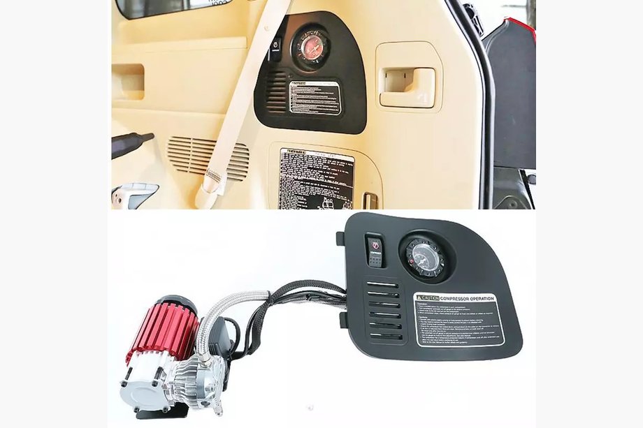 Toyota Land Cruiser 200 2007–2021 Sada pro dohuštění pneumatik (kompresor) Image