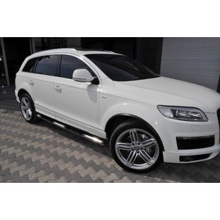Boční nášlapy – nerezové trubky (2 ks) Audi Q7 2005–2015 fotografie 1