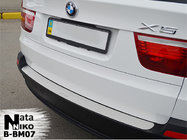 BMW X5 E70 2007–2013 Nerezová ochranná lišta zadního nárazníku NataNika fotografie 1