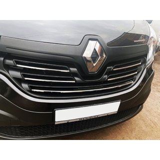 Nerezové lišty na masku chladiče 2015-2019 (5 ks) Renault Trafic 2015– fotografie 1