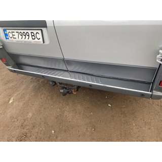 Nerezová ochranná lišta na zadní nárazník Citroen Jumper 2007–2025 fotografie 3