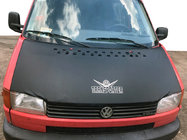 Volkswagen T4 Transporter 1990–2003 SLEVA! Bra na rovnou kapotu (koženka) fotografie 1