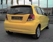 Chevrolet Aveo T200 2002–2008 Nástavec zadního nárazníku (k lakování) fotografie 2