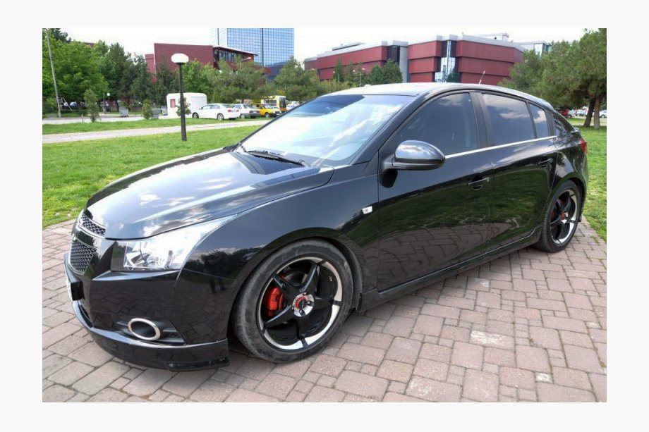 Chevrolet Cruze 2009–2015 Tuningové boční prahy HB (Meliset, k lakování) Fotografie 1