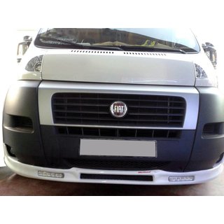 Přední lip spoiler 2006-2013 (úzký s LED, k lakování) Fiat Ducato 2006–2025 fotografie 1