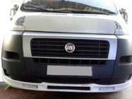 Fiat Ducato 2006–2025 Přední lip spoiler 2006-2013 (úzký s LED, k lakování) fotografie 1