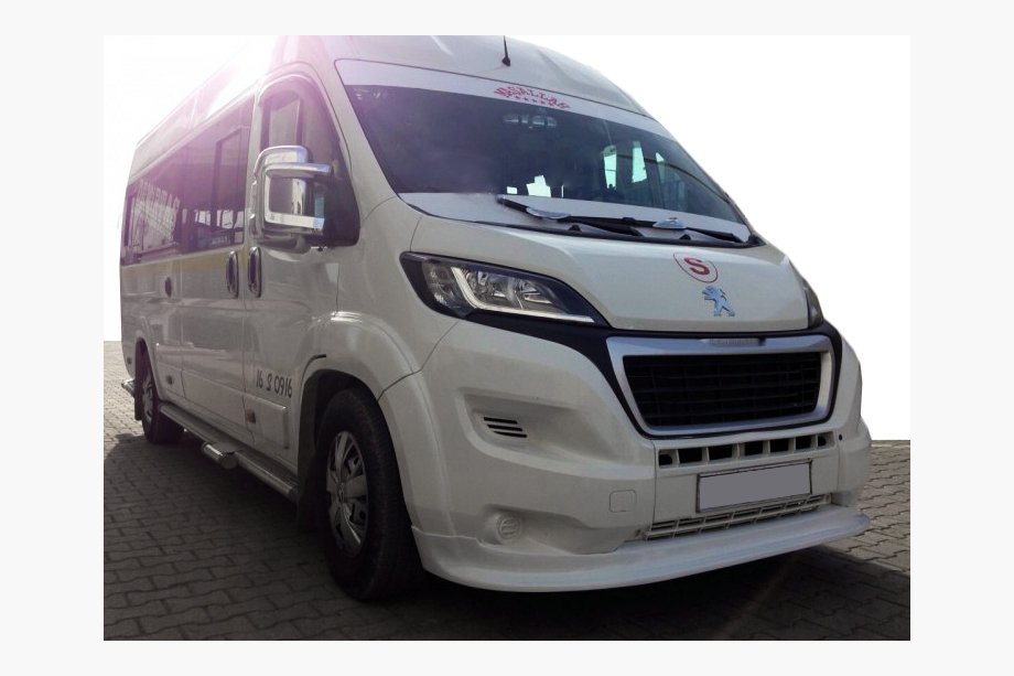 Peugeot Boxer 2006–2025 Přední lip spoiler 2014↗ (úzký, k lakování) Image