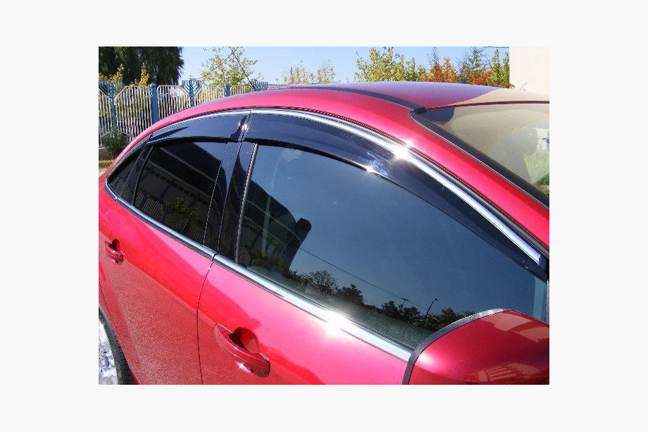Honda Civic Sedan VIII 2006–2011 Okenní ofuky s chromovanou lištou (4 ks, Niken) Image