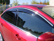 Honda Civic Sedan VIII 2006–2011 Okenní ofuky s chromovanou lištou (4 ks, Niken) fotografie 1