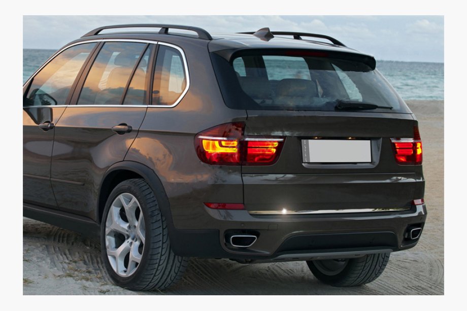 BMW X5 E70 2007–2013 Nerezová lišta hrany víka kufru Carmos - turecká ocel Image