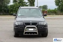 BMW X3 E83 2003–2010 Nerezový přední ochranný rám (bullbar) fotografie 3