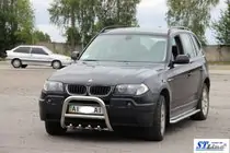 BMW X3 E83 2003–2010 Nerezový přední ochranný rám (bullbar) fotografie 2