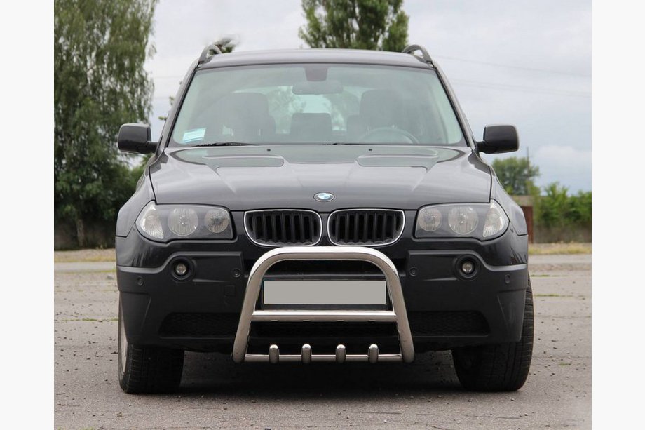 BMW X3 E83 2003–2010 Nerezový přední ochranný rám (bullbar) 51 mm Image