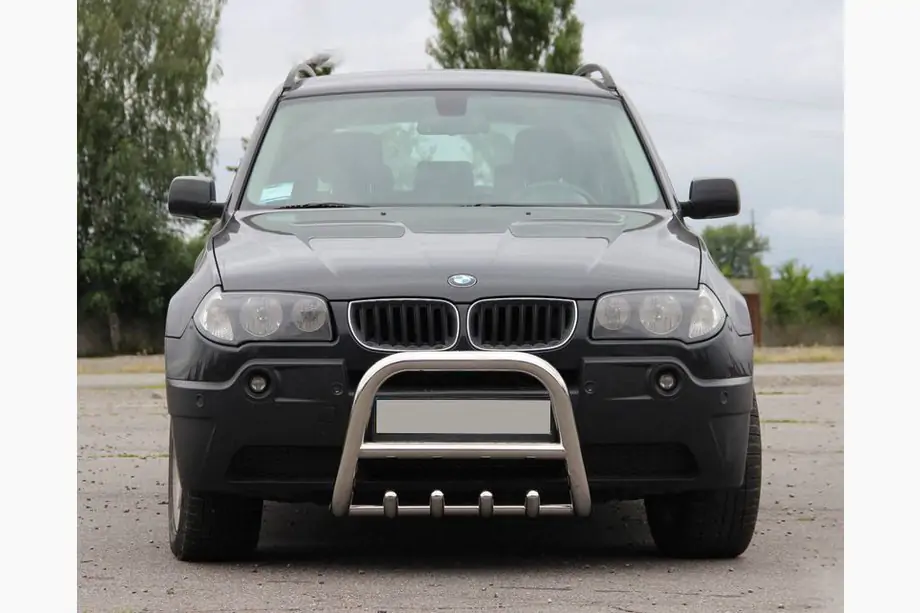 BMW X3 E83 2003–2010 Nerezový přední ochranný rám (bullbar) Image