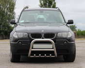 BMW X3 E83 2003–2010 Nerezový přední ochranný rám (bullbar) 51 mm fotografie 1