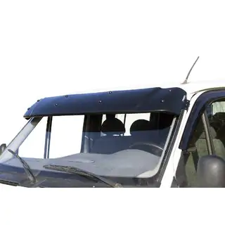 Sluneční kšilt na čelní sklo (černý lesk, 5 mm) Ford Transit 1991–2000 fotografie 1
