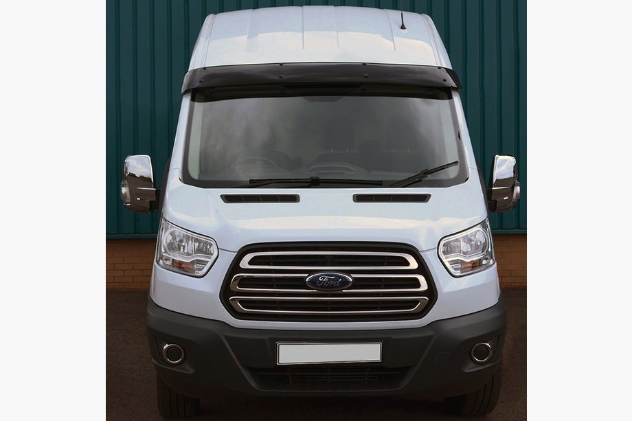 Ford Transit 2014– Sluneční kšilt na čelní sklo (černý lesk, 5 mm) Image