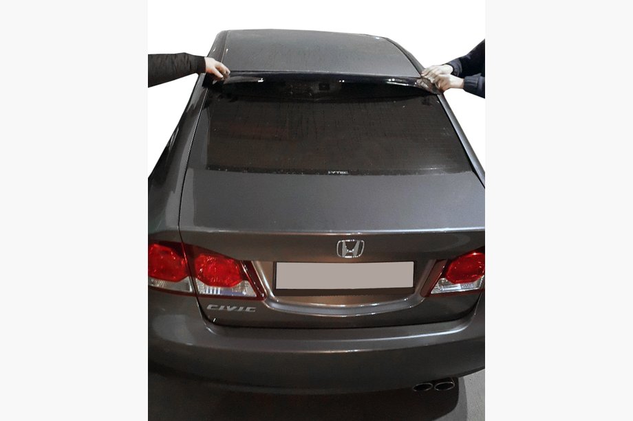 Honda Civic Sedan VIII 2006–2011 Spoiler na zadní sklo (černý, ABS) Image