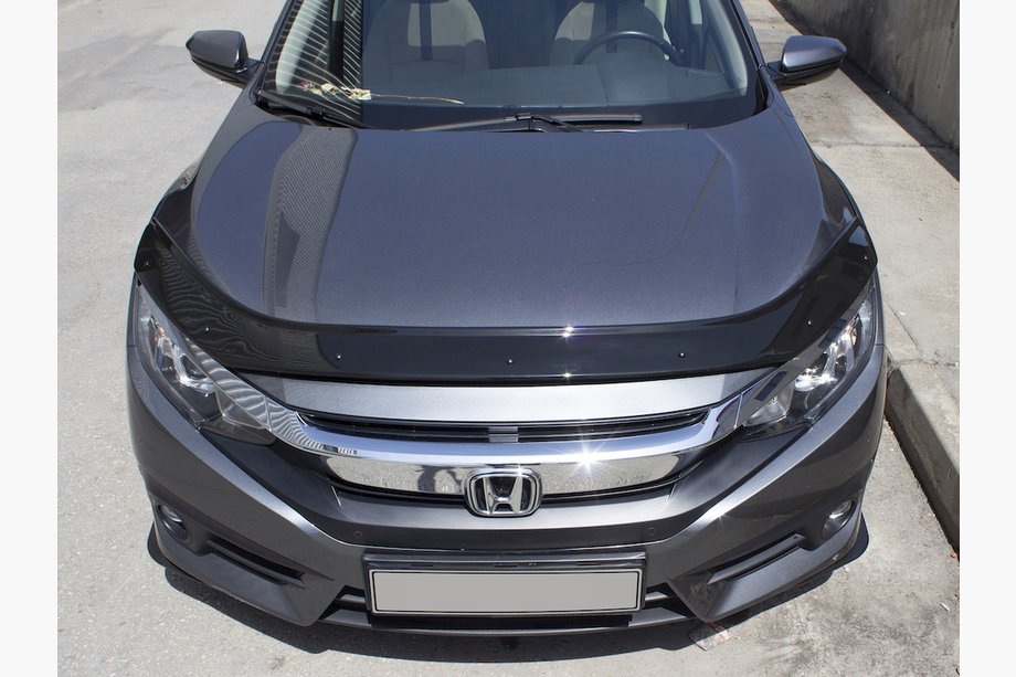 Honda Civic Sedan X 2016–2021 Deflektor kapoty (EuroCap) Image
