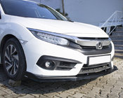 Honda Civic Sedan X 2016–2021 Přední lip spoiler LIP V1 (černý) fotografie 1