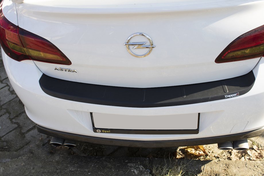 Opel Astra J 2009–2015 Nástavec zadního nárazníku EuroCap (Sedan, ABS) Fotografie 1