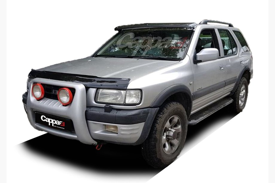 Opel Frontera 1991–1998 Sluneční clona na čelní sklo (černý lesk, 5 mm) Fotografie 1