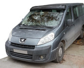 Citroen Jumpy 2007–2017 Sluneční kšilt na čelní sklo (černý lesk, 5 mm) fotografie 5